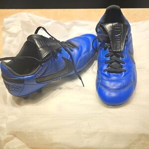 Nike Premier Blue And Black Soccer Cleats